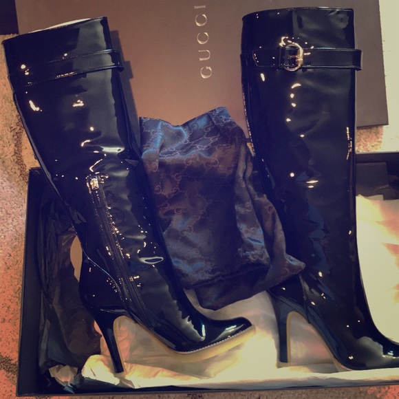 Gucci patent boots - Picture 1 of 1